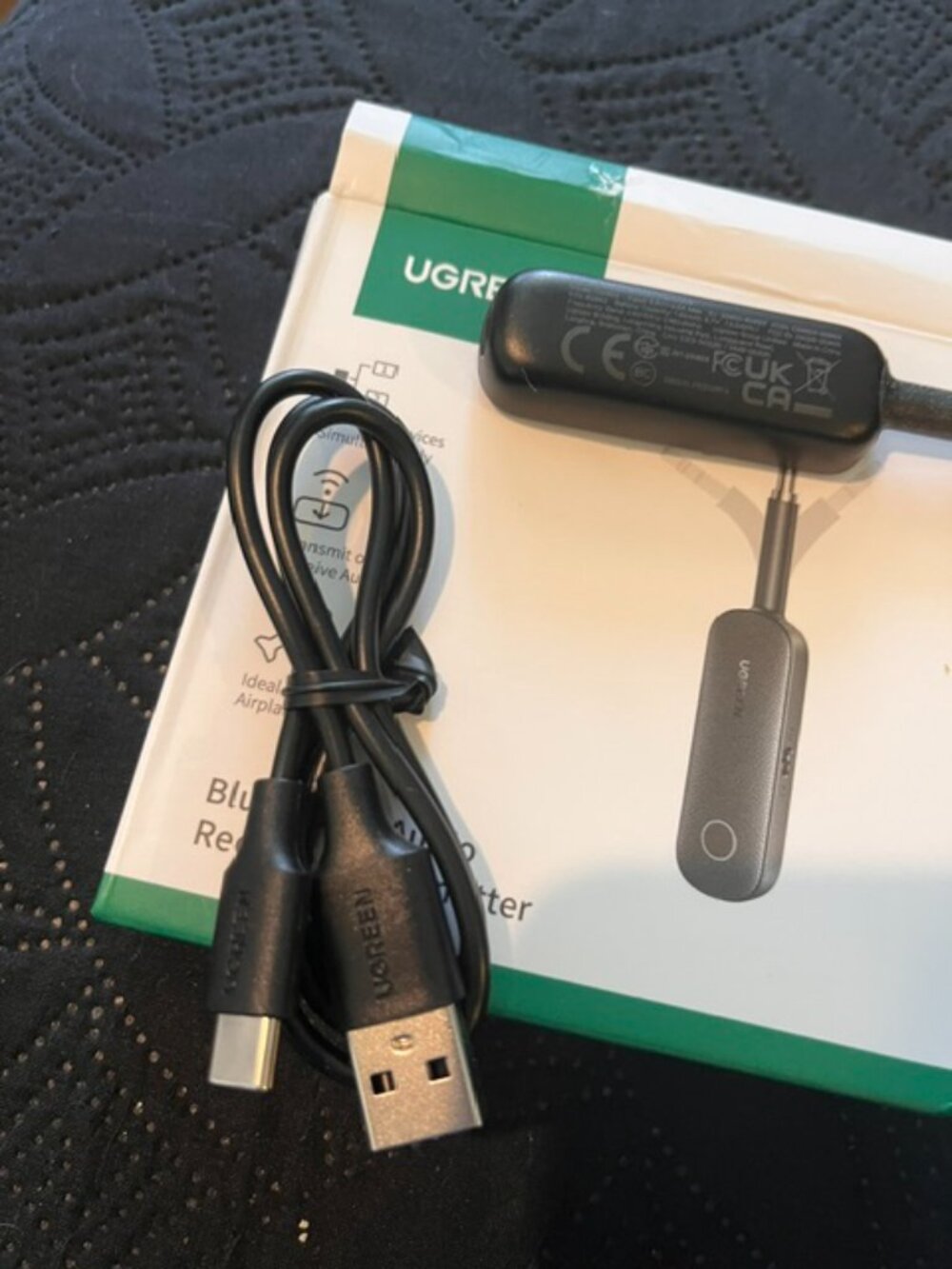 UGREEN Bluetooth Transmitter Receiver for 2 AirPods or BT Devices, NEW